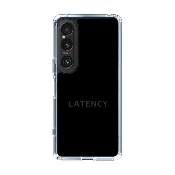 スリムプロテクションケース［ LATENCY - Logotype - Black ］