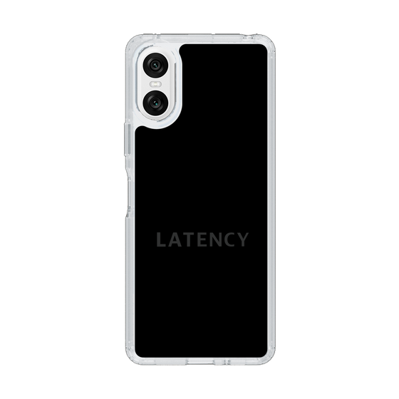 スリムプロテクションケース［ LATENCY - Logotype - Black ］
