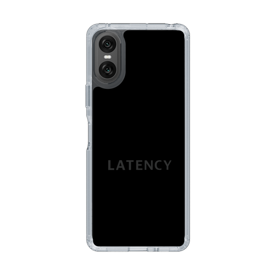 スリムプロテクションケース［ LATENCY - Logotype - Black ］