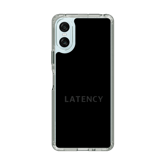 スリムプロテクションケース［ LATENCY - Logotype - Black ］