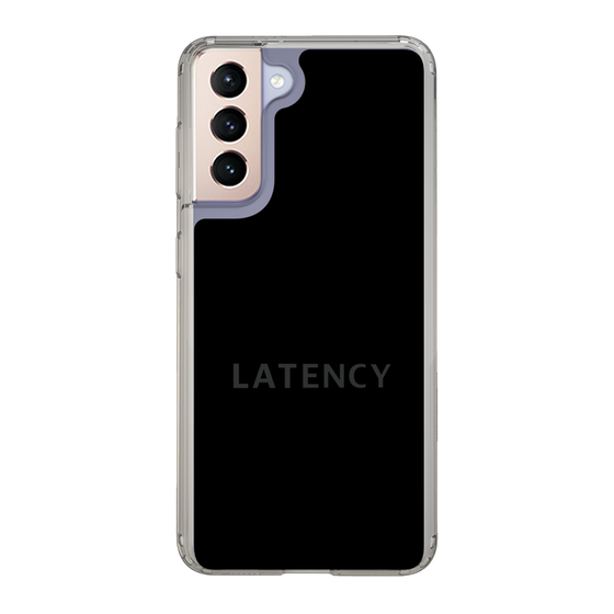 スリムプロテクションケース［ LATENCY - Logotype - Black ］