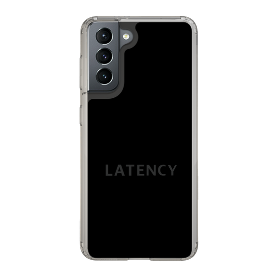スリムプロテクションケース［ LATENCY - Logotype - Black ］