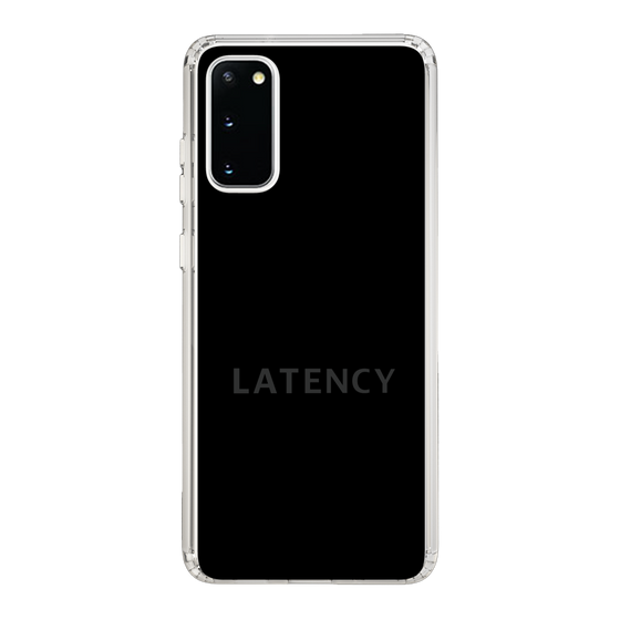 スリムプロテクションケース［ LATENCY - Logotype - Black ］