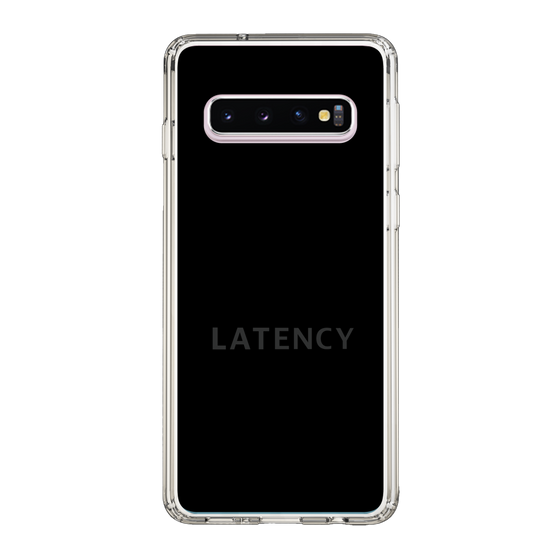 スリムプロテクションケース［ LATENCY - Logotype - Black ］