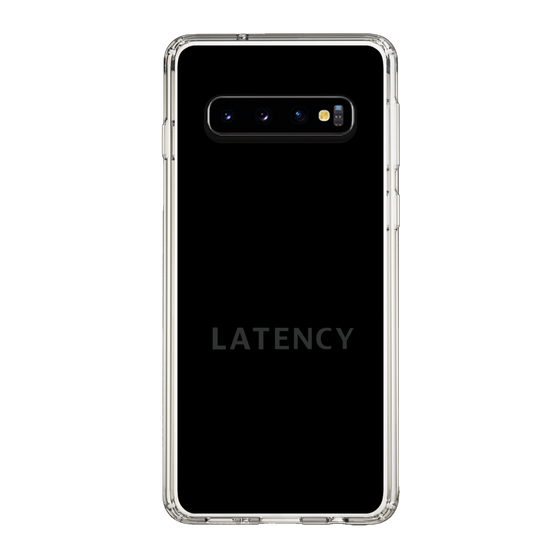 スリムプロテクションケース［ LATENCY - Logotype - Black ］