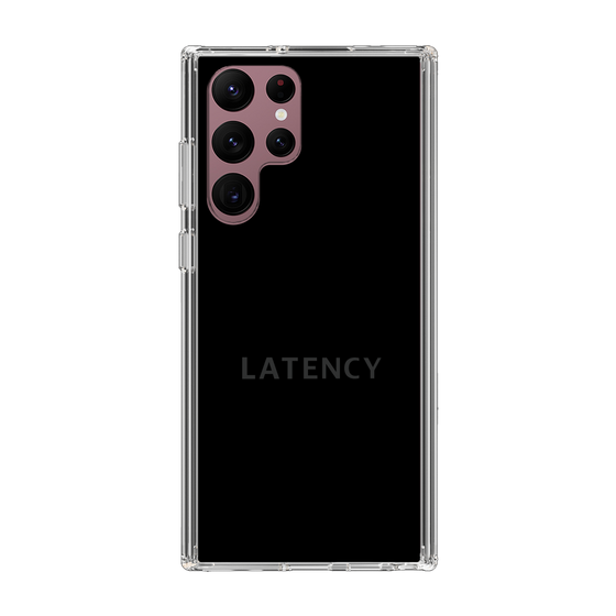 スリムプロテクションケース［ LATENCY - Logotype - Black ］