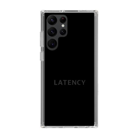 スリムプロテクションケース［ LATENCY - Logotype - Black ］