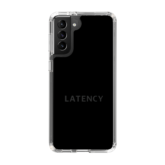 スリムプロテクションケース［ LATENCY - Logotype - Black ］