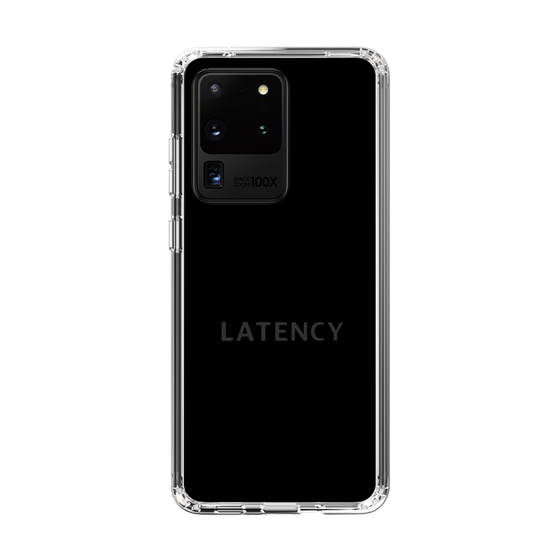 スリムプロテクションケース［ LATENCY - Logotype - Black ］