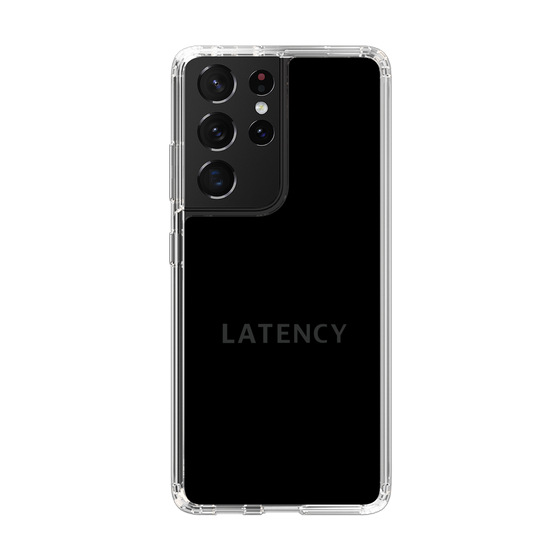 スリムプロテクションケース［ LATENCY - Logotype - Black ］