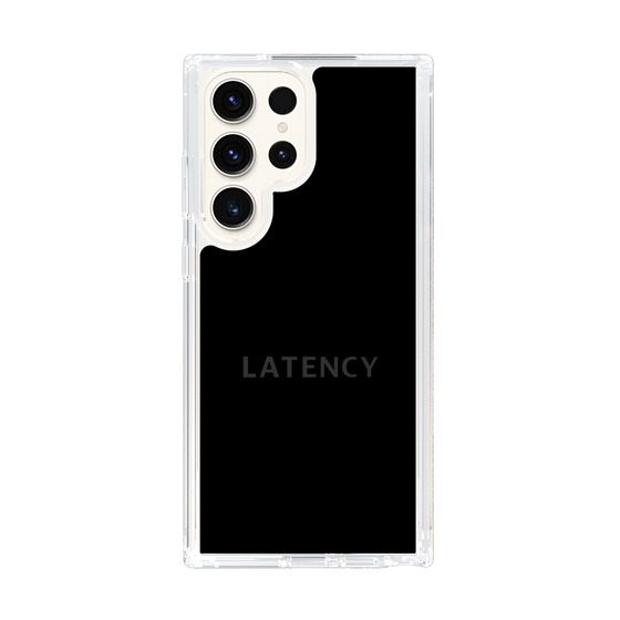 スリムプロテクションケース［ LATENCY - Logotype - Black ］