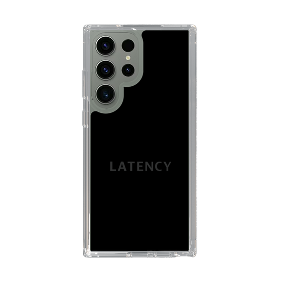 スリムプロテクションケース［ LATENCY - Logotype - Black ］