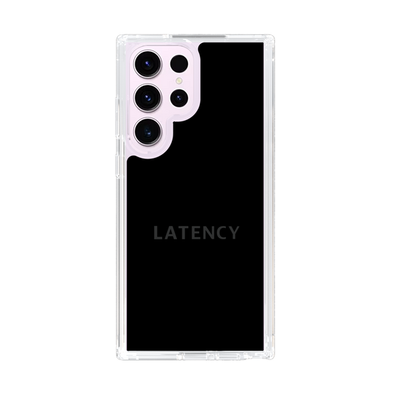 スリムプロテクションケース［ LATENCY - Logotype - Black ］