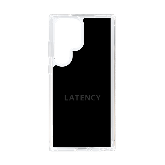 スリムプロテクションケース［ LATENCY - Logotype - Black ］