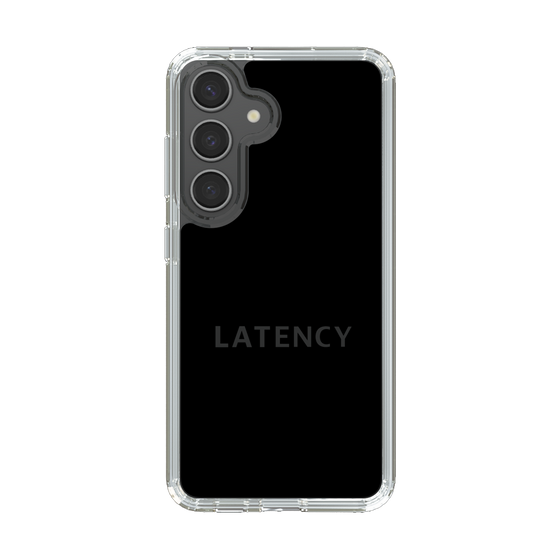 スリムプロテクションケース［ LATENCY - Logotype - Black ］
