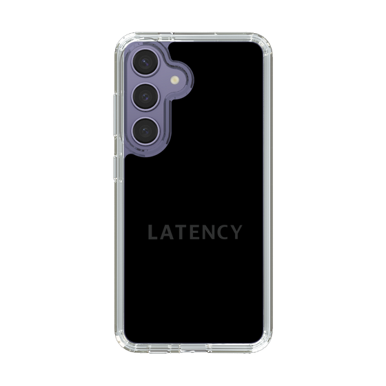 スリムプロテクションケース［ LATENCY - Logotype - Black ］