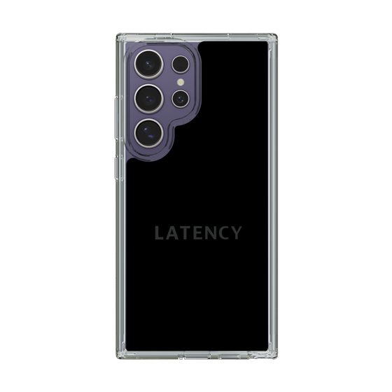 スリムプロテクションケース［ LATENCY - Logotype - Black ］