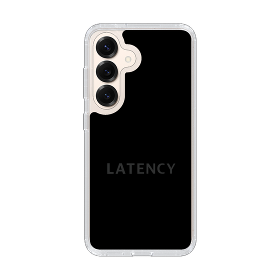 スリムプロテクションケース［ LATENCY - Logotype - Black ］