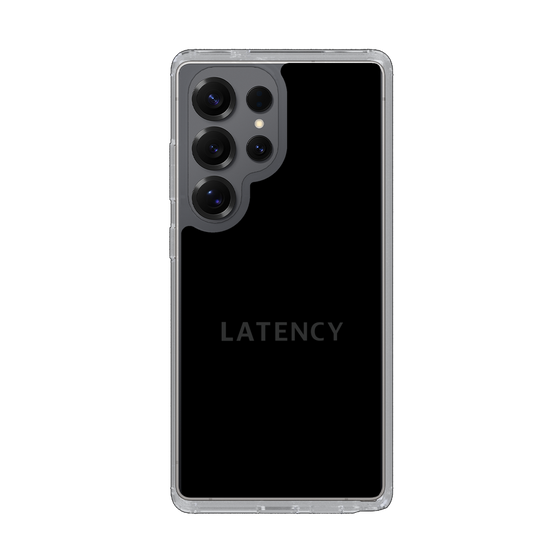 スリムプロテクションケース［ LATENCY - Logotype - Black ］