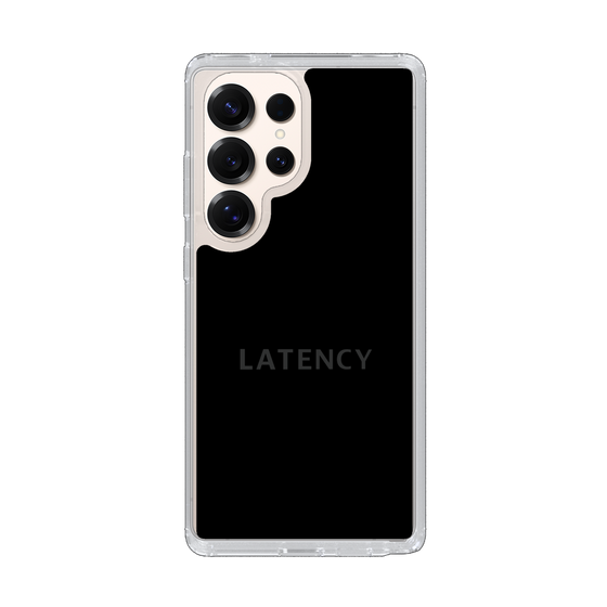 スリムプロテクションケース［ LATENCY - Logotype - Black ］