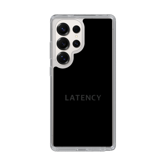 スリムプロテクションケース［ LATENCY - Logotype - Black ］
