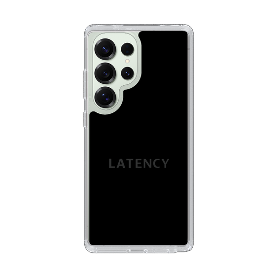 スリムプロテクションケース［ LATENCY - Logotype - Black ］