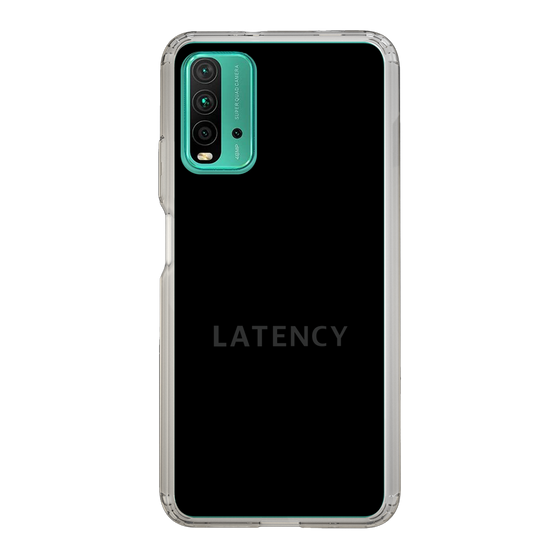 スリムプロテクションケース［ LATENCY - Logotype - Black ］