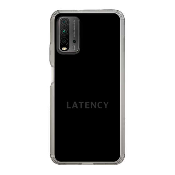 スリムプロテクションケース［ LATENCY - Logotype - Black ］