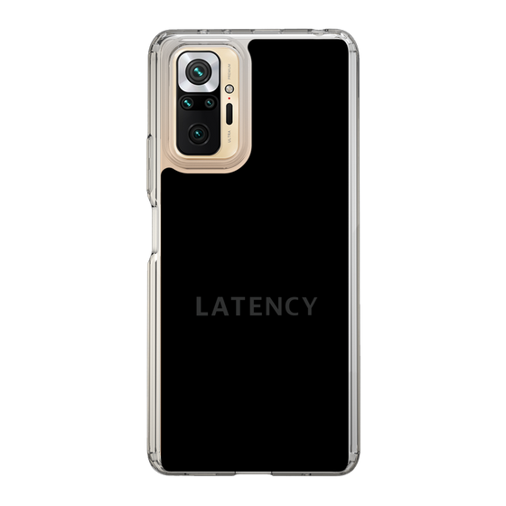 スリムプロテクションケース［ LATENCY - Logotype - Black ］
