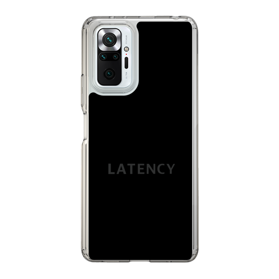 スリムプロテクションケース［ LATENCY - Logotype - Black ］