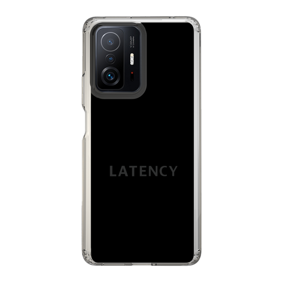 スリムプロテクションケース［ LATENCY - Logotype - Black ］