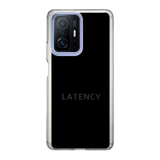スリムプロテクションケース［ LATENCY - Logotype - Black ］