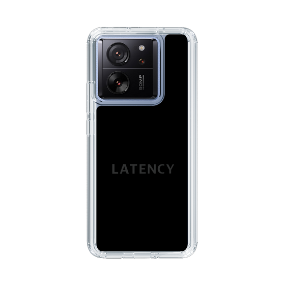 スリムプロテクションケース［ LATENCY - Logotype - Black ］