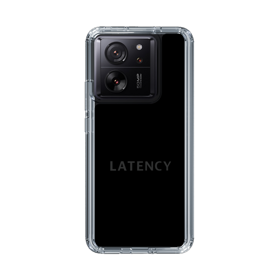 スリムプロテクションケース［ LATENCY - Logotype - Black ］