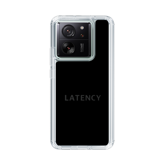 スリムプロテクションケース［ LATENCY - Logotype - Black ］