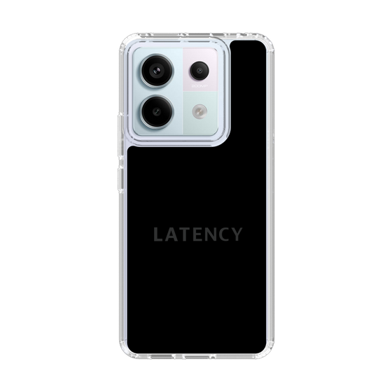 スリムプロテクションケース［ LATENCY - Logotype - Black ］