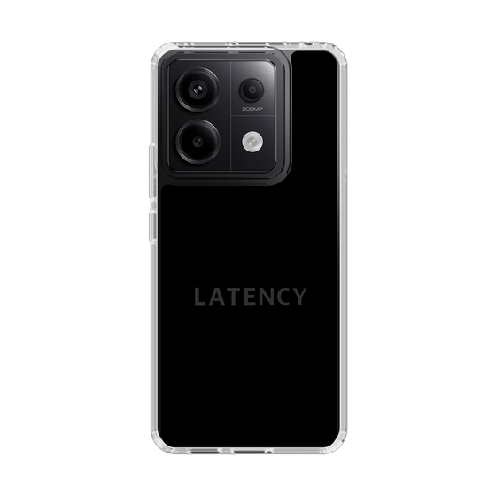 スリムプロテクションケース［ LATENCY - Logotype - Black ］