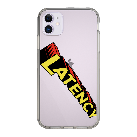 スリムプロテクションケース［ LATENCY - Rock logo - Clear ］
