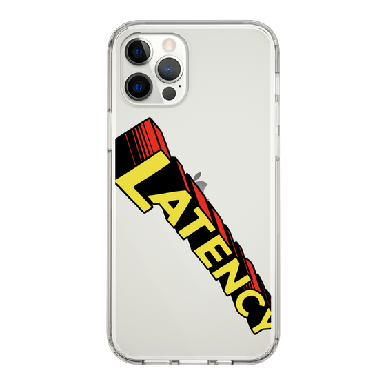 スリムプロテクションケース［ LATENCY - Rock logo - Clear ］