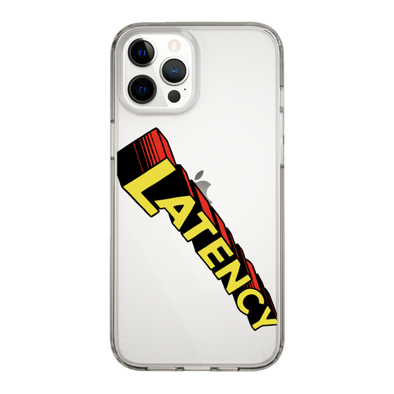 スリムプロテクションケース［ LATENCY - Rock logo - Clear ］