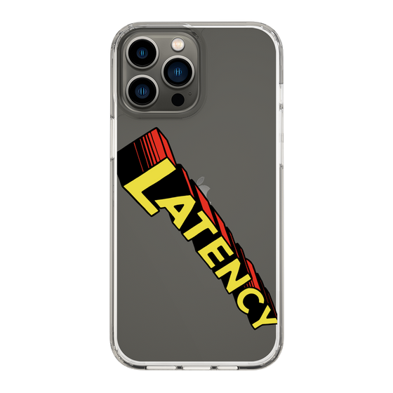 スリムプロテクションケース［ LATENCY - Rock logo - Clear ］
