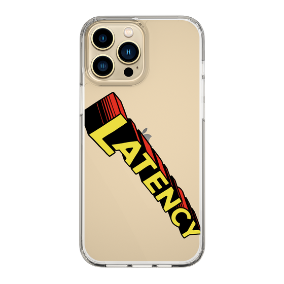 スリムプロテクションケース［ LATENCY - Rock logo - Clear ］