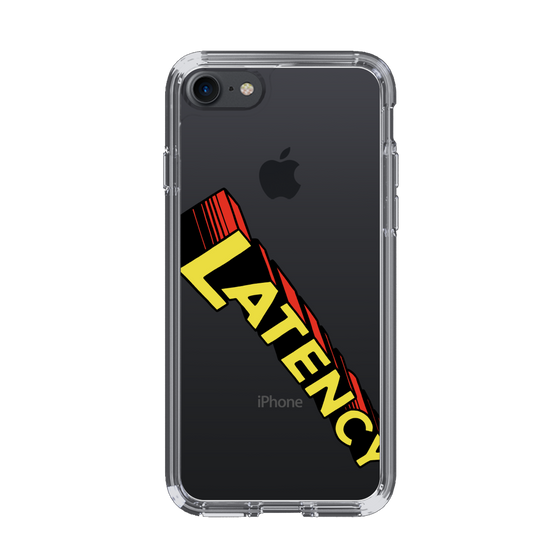 スリムプロテクションケース［ LATENCY - Rock logo - Clear ］