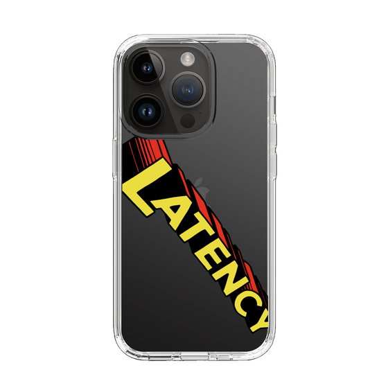 スリムプロテクションケース［ LATENCY - Rock logo - Clear ］