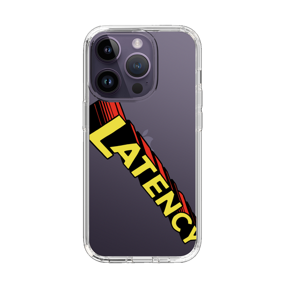 スリムプロテクションケース［ LATENCY - Rock logo - Clear ］