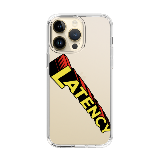 スリムプロテクションケース［ LATENCY - Rock logo - Clear ］