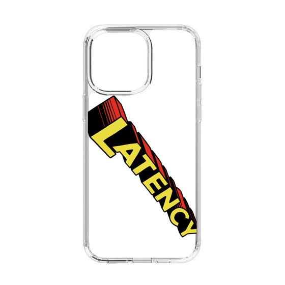 スリムプロテクションケース［ LATENCY - Rock logo - Clear ］