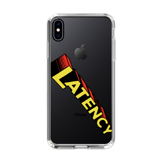 スリムプロテクションケース［ LATENCY - Rock logo - Clear ］
