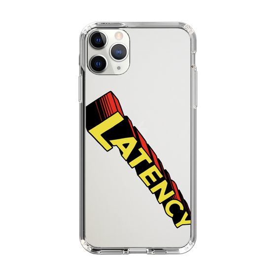 スリムプロテクションケース［ LATENCY - Rock logo - Clear ］