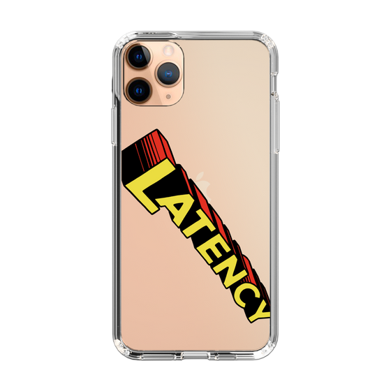 スリムプロテクションケース［ LATENCY - Rock logo - Clear ］